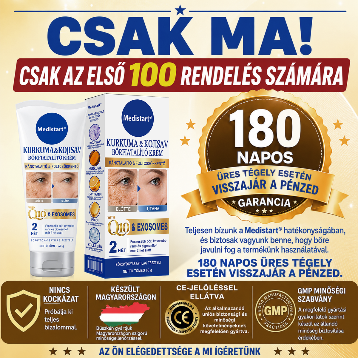 ❄️𝑯𝒊𝒗𝒂𝒕𝒂𝒍𝒐𝒔 𝑼̈𝒛𝒍𝒆𝒕 | 𝐔́𝐣! ✨ Medistart® 𝐊𝐮𝐫𝐤𝐮𝐦𝐚 × 𝐊𝐨𝐣𝐢𝐧𝐬𝐚𝐯 𝐄́𝐣𝐬𝐳𝐚𝐤𝐚𝐢 Bőrfiatalító 𝐊𝐫𝐞́𝐦— 𝐇𝐚𝐥𝐯𝐚́𝐧𝐲𝐢́𝐭𝐬𝐝 𝐚 𝐦𝐚𝐤𝐚𝐜𝐬 𝐬𝐨̈𝐭𝐞́𝐭 𝐟𝐨𝐥𝐭𝐨𝐤𝐚𝐭 𝐞́𝐬 𝐬𝐢𝐦𝐢́𝐭𝐬𝐝 𝐤𝐢 𝐚 𝐥𝐚́𝐭𝐡𝐚𝐭𝐨́ 𝐫𝐚́𝐧𝐜𝐨𝐤𝐚𝐭 𝐚𝐥𝐯𝐚́𝐬 𝐤𝐨̈𝐳𝐛𝐞𝐧 🌙 ✅ 𝐄́𝐣𝐬𝐳𝐚𝐤𝐚́𝐧𝐤𝐞́𝐧𝐭 𝐞𝐠𝐲 𝐥𝐞́𝐩𝐞́𝐬 · 𝐋𝐚́𝐭𝐡𝐚𝐭𝐨́ 𝐯𝐚́𝐥𝐭𝐨𝐳𝐚́𝐬 𝟕 𝐞́𝐣𝐬𝐳𝐚𝐤𝐚 𝐚𝐥𝐚𝐭𝐭 💯