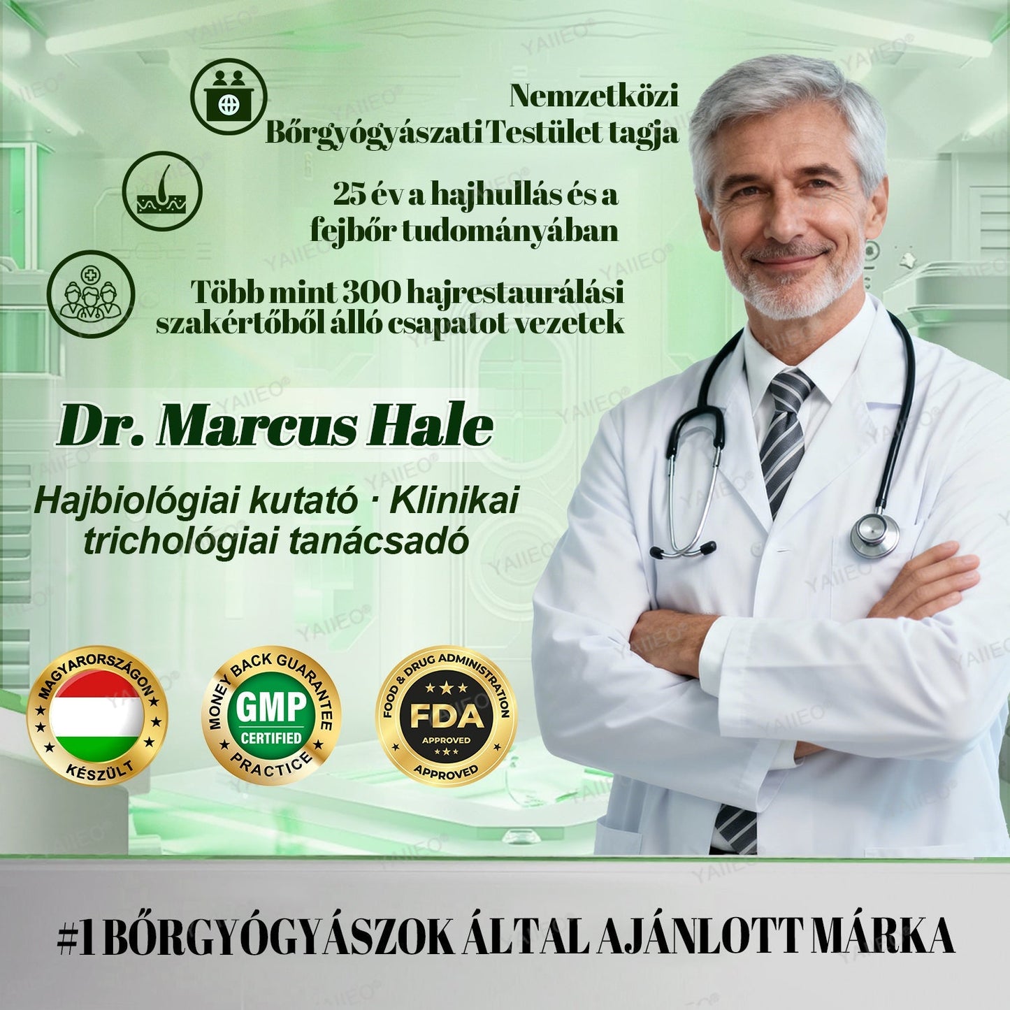 🍌𝐘𝐀𝐈𝐈𝐄𝐎® 𝑭á𝒋𝒅𝒂𝒍𝒐𝒎𝒎𝒆𝒏𝒕𝒆𝒔 𝑴𝒊𝒌𝒓𝒐𝒊𝒏𝒇ú𝒛𝒊ó𝒔 𝑹𝒆𝒏𝒅𝒔𝒛𝒆𝒓 Mélyen ható DHT-blokkolás, hajhagymák újraaktiválása és látható hajnövekedés