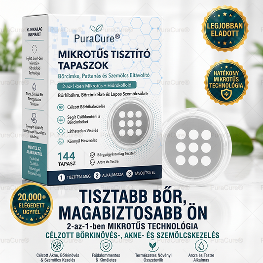 🌿🌿✨ 2 az 1-ben mikrotűs és hidrokolloid tapasz🍀 | Kiálló anyajegyek, aknék, lapos szemölcsök és bőrnövedékek eltávolítására | Segít csökkenteni a ráncokat, hegeket és bőrhibákat | Láthatatlan tapasz az arcra és testre