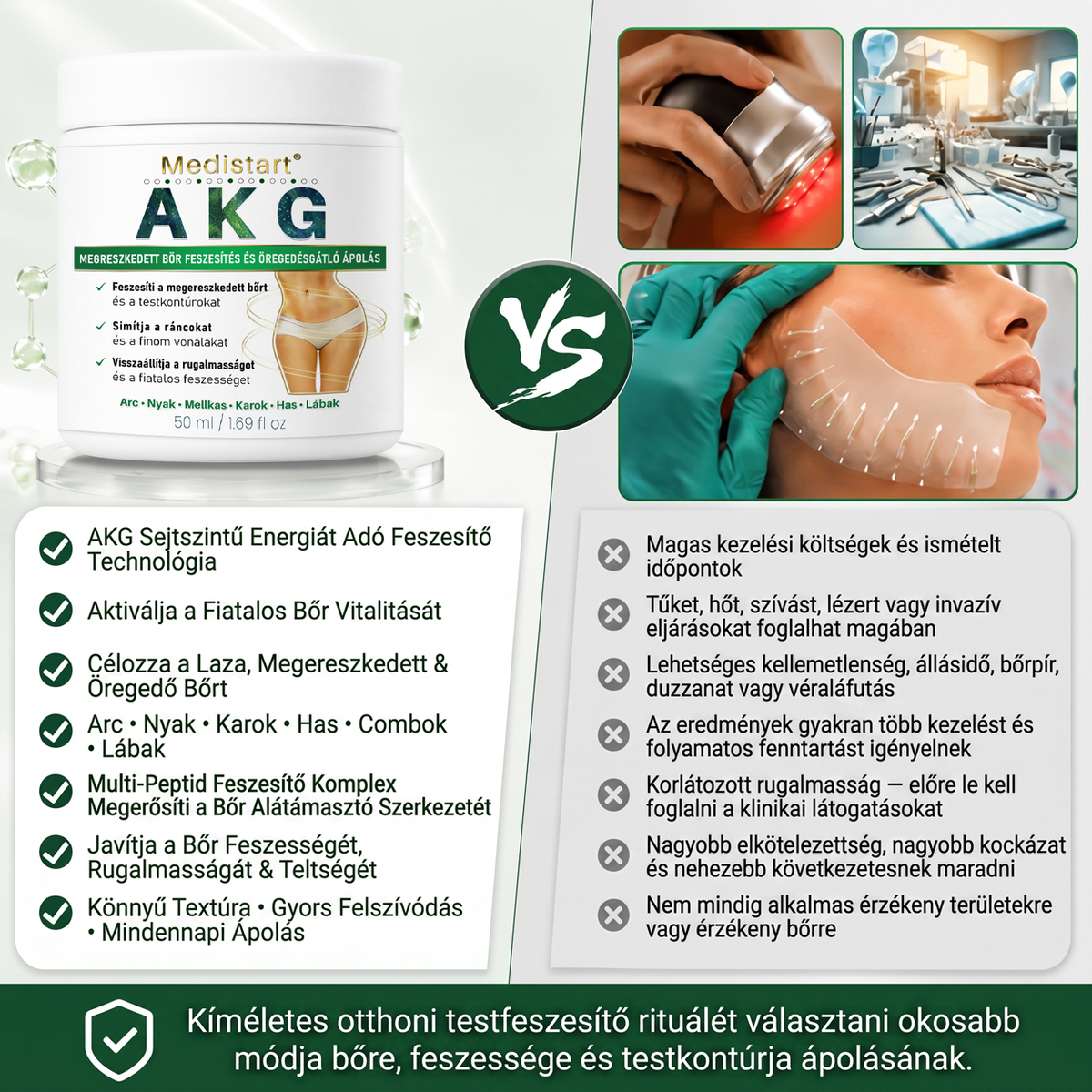 🌸Medistart® AKG BŐRFESZESÍTŐ & ÖREGEDÉS ELLENI ÁPOLÁS