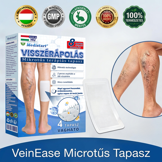 🍎🍎Medistart® Visszérápoló Mikrotűs Gondozó Tapasz ⚡ Azonnali Megkönnyebbülés, Hosszú Távú Eredmények
